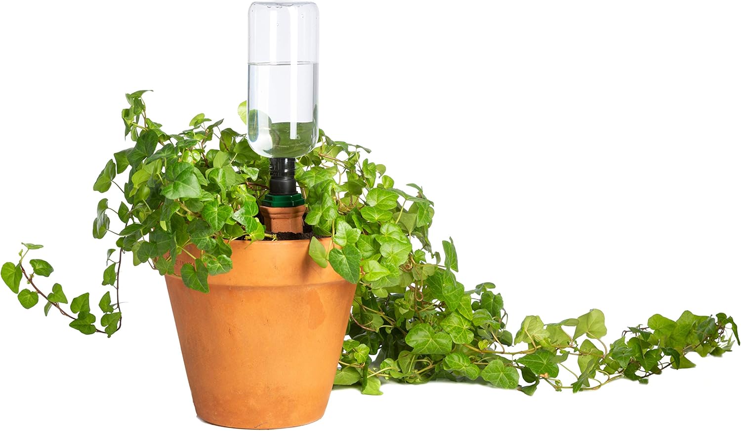 Plant Nanny Quick Connect Plastic Bottle Stake Set (4 Pack)