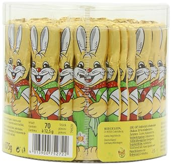 Riegelein Solid Easter Bunny 70 x 12.5 g