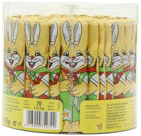 Riegelein Solid Easter Bunny 70 x 12.5 g