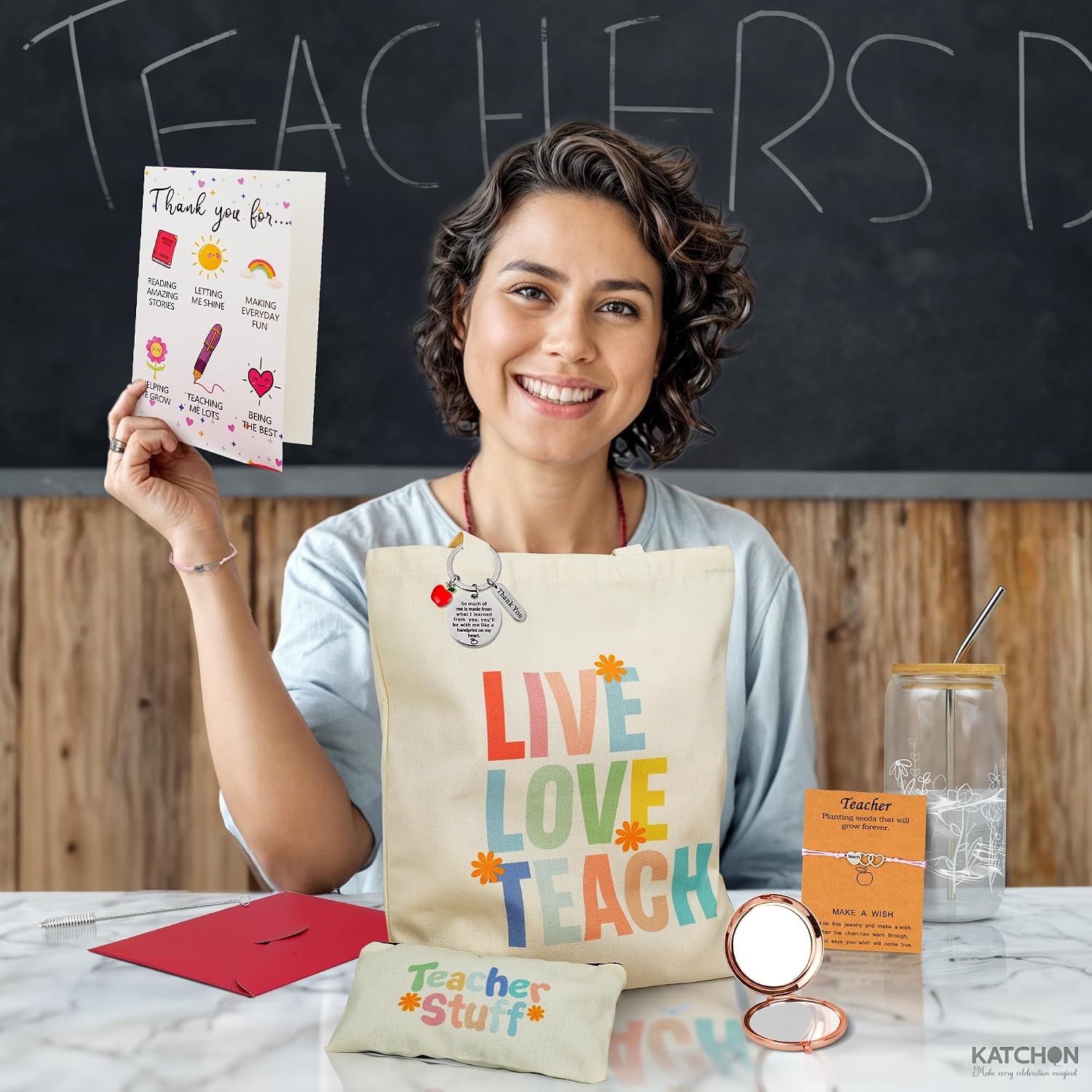 KatchOn, Teacher Appreciation Gifts for Women | Unique Teachers Birthday and Back to School | Thank You & End of Year Gifts for Women Teachers | Teachers Appreciation Gifts in Bulk
