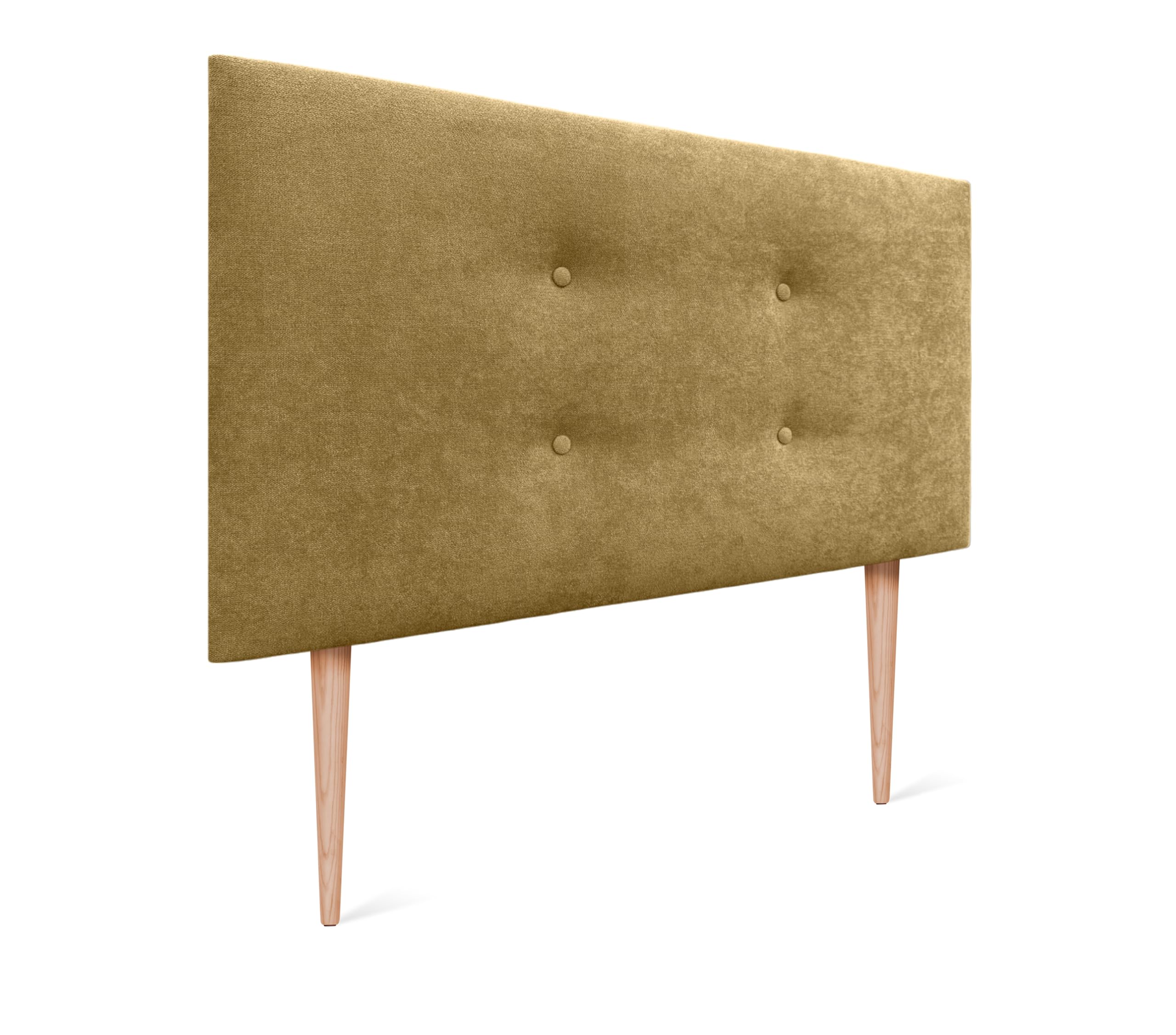 DHOME Testiera Imbottita Per Letto In Similpelle O Tessuto AQUALINE - 105x105 Cm Con Gambe, Bianco - 4