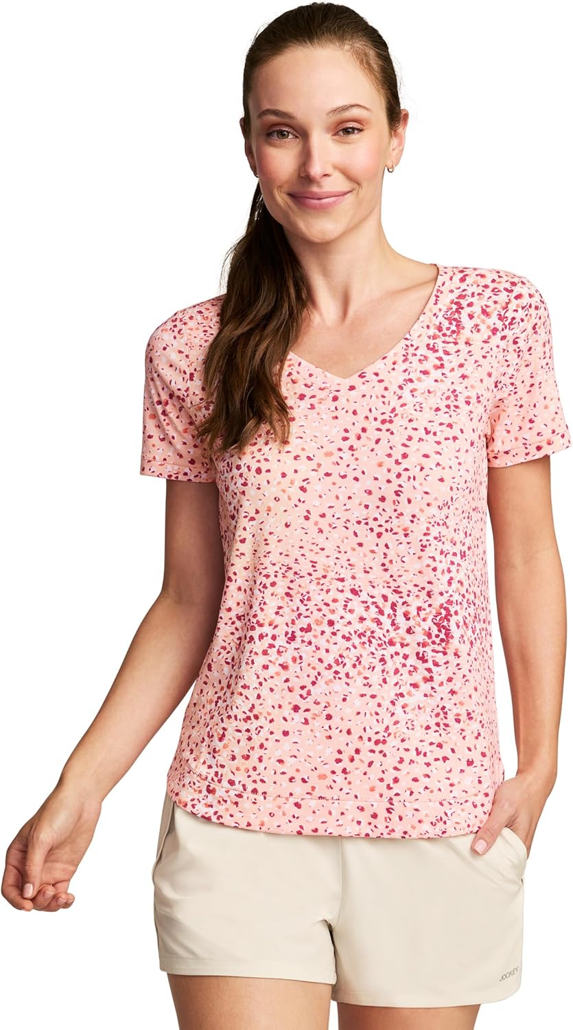 Jockey Women's Activewear EverActive V-Neck Tee