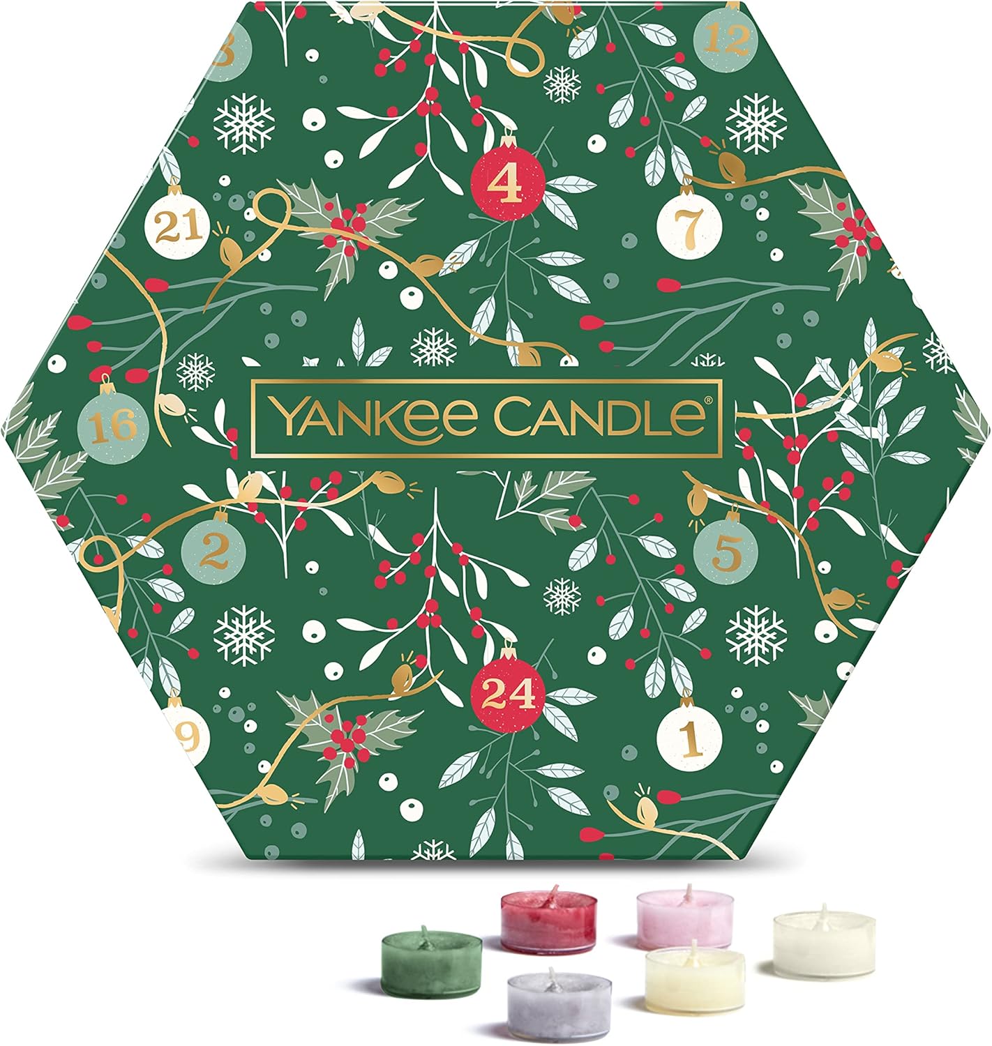 YANKEE CANDLE confezione regalo, Candele profumate natalizie, 18
