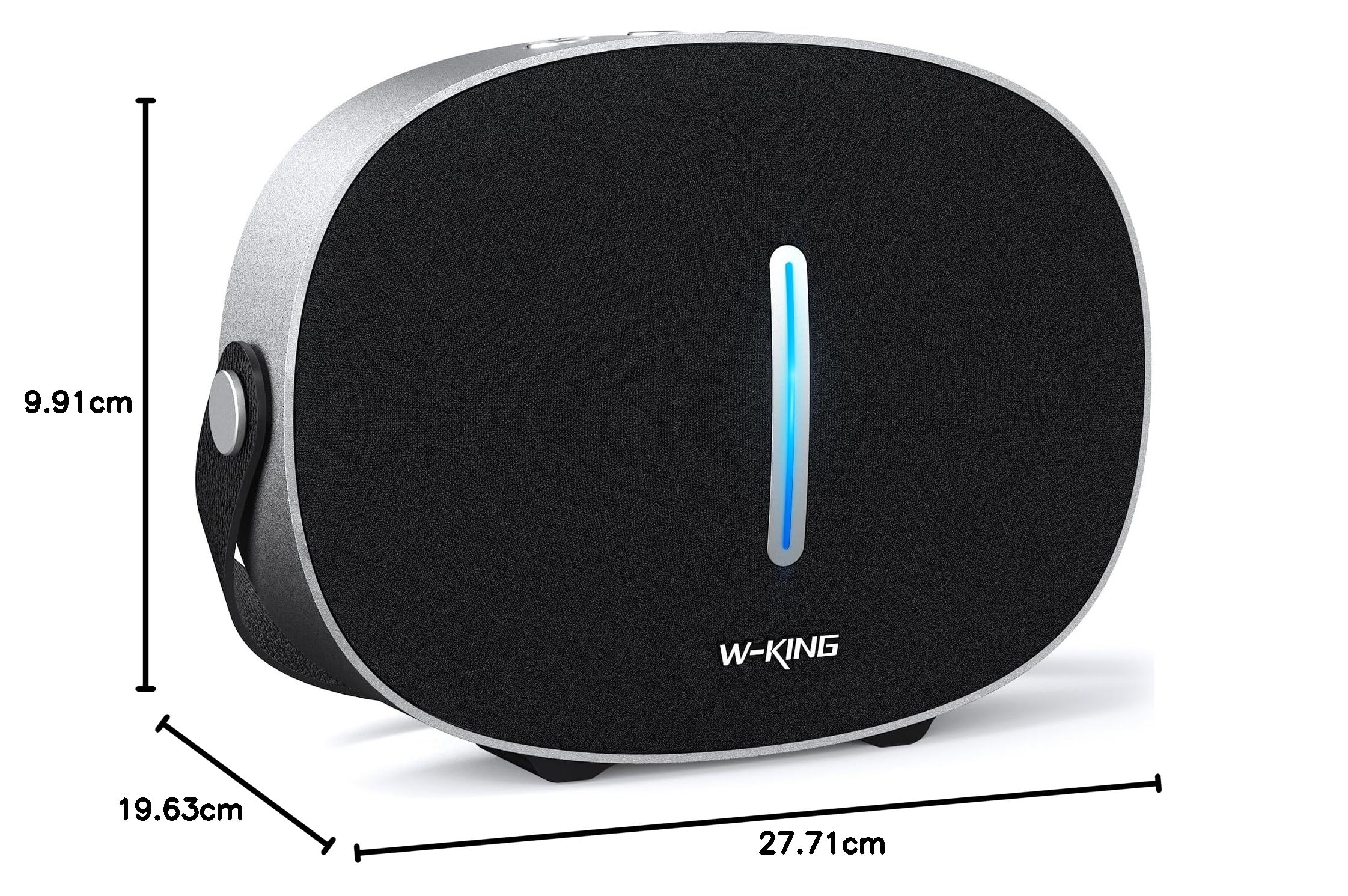 W-KING Altavoz Bluetooth Portatil Potente, 96W Pico Punchy Bass, Enormes Altavoces Inalámbricos Portátiles Con 2 Subwoofers, Graves Potentes, Carga Rápida, BT5.4, Disco USB, AUX, LED