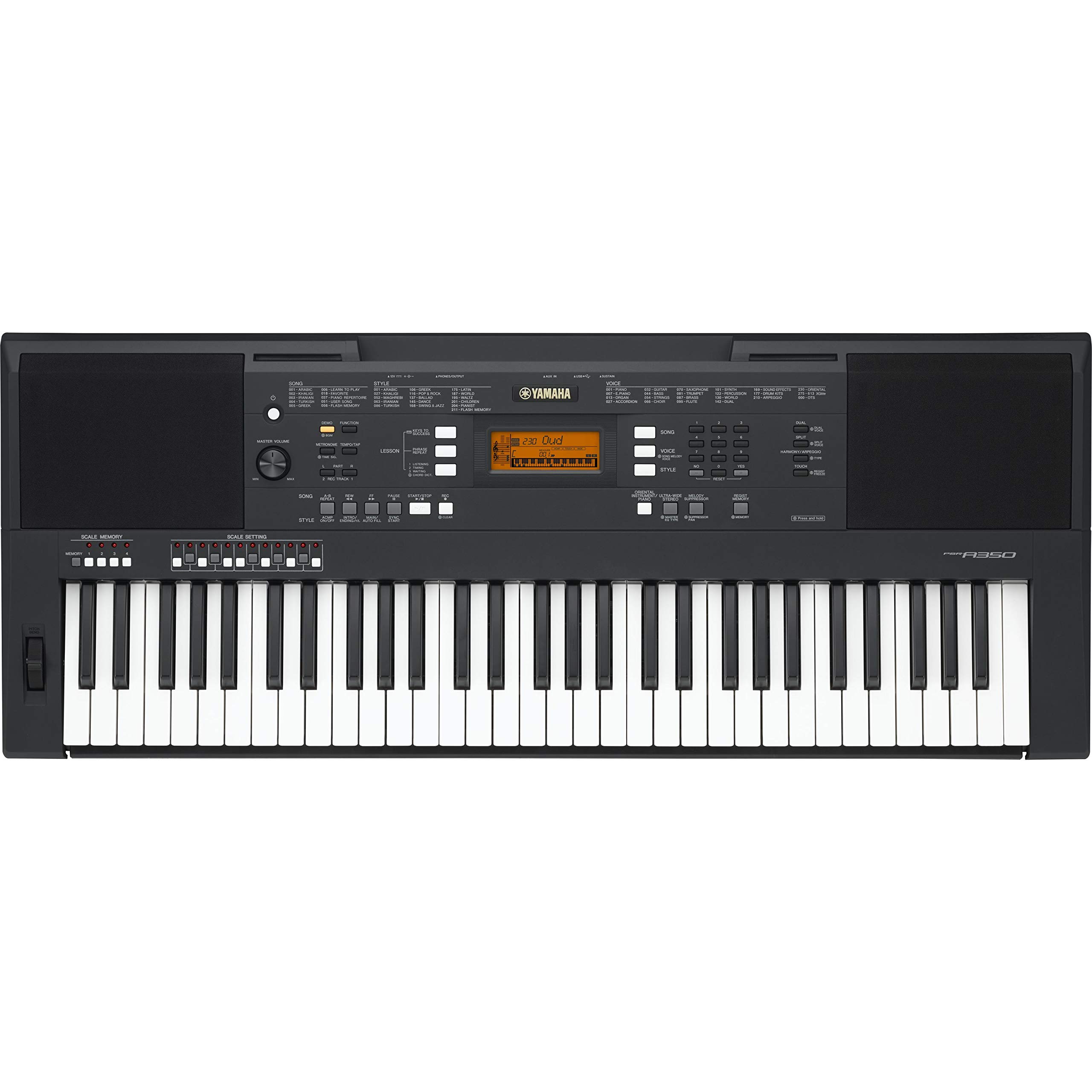Yamaha PSRA-350 - Teclado portátil