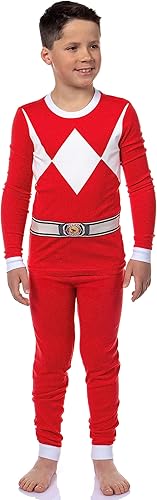Miniatura 2 de INTIMO Power Rangers - Conjunto de pijama para niño, diseño clásico de Red Ranger