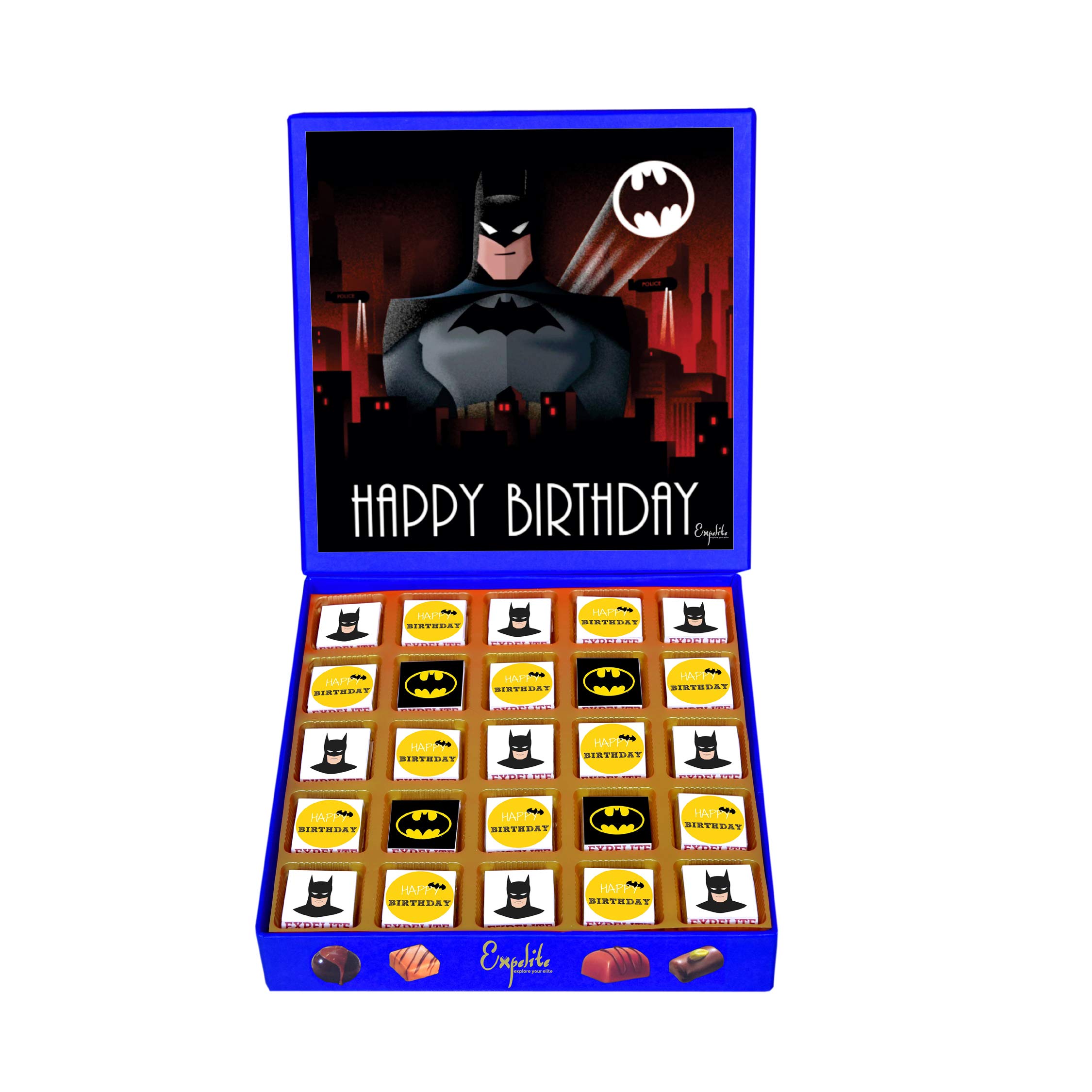Expelite Batman Theme Chocolate for Birthday - 25 pc Chocolate for Birthday Boy-image-2