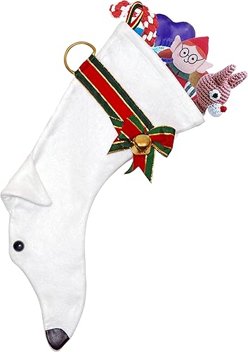 Miniatura 4 de Pronk! Hearth Hounds - Border Collie - Calcetín realista para perros para vacaciones, Navidad y amantes de los animales, gran bolsa de regalo para