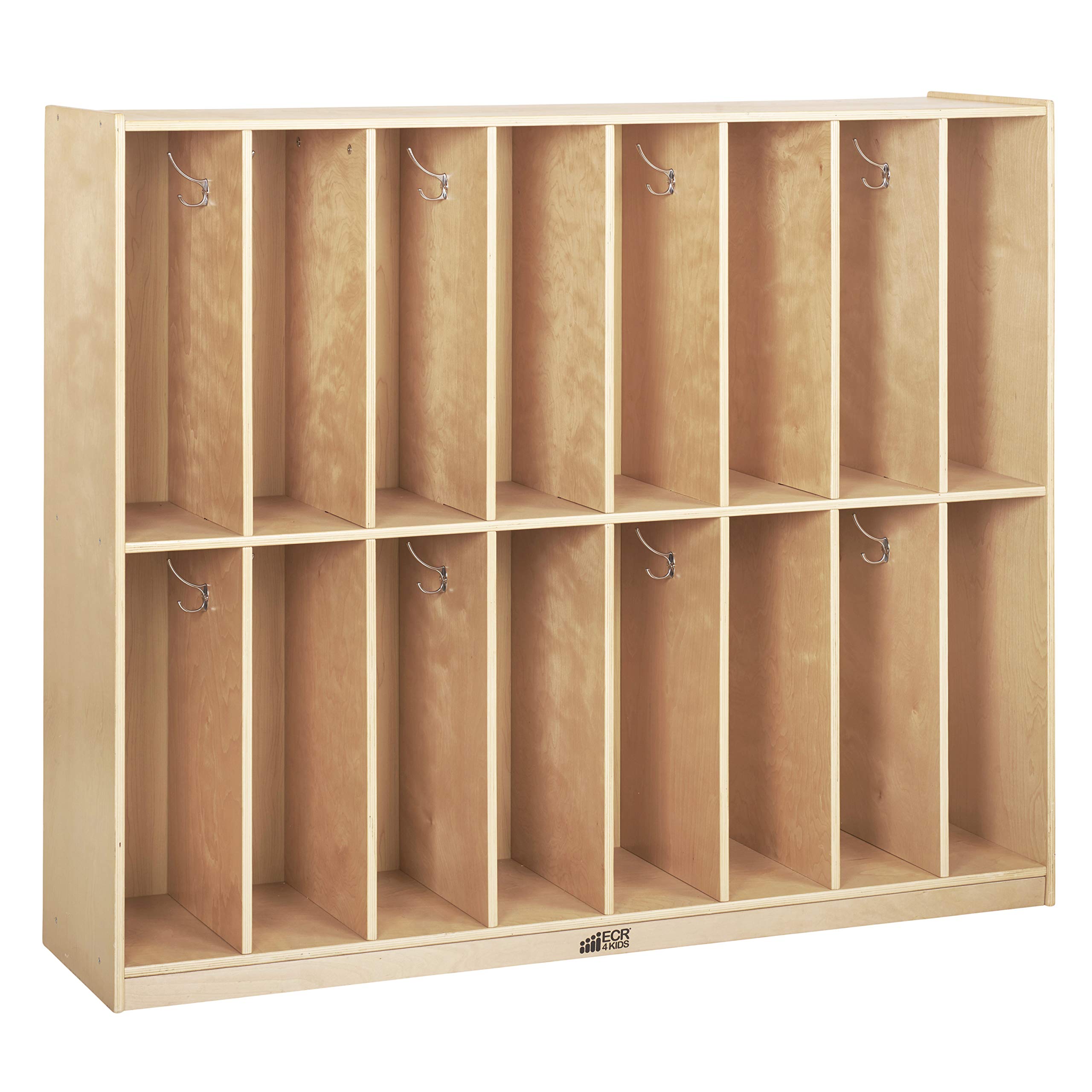 Buy ECR4Kids Birch 16Section SlimFit School Storage Coat Locker with