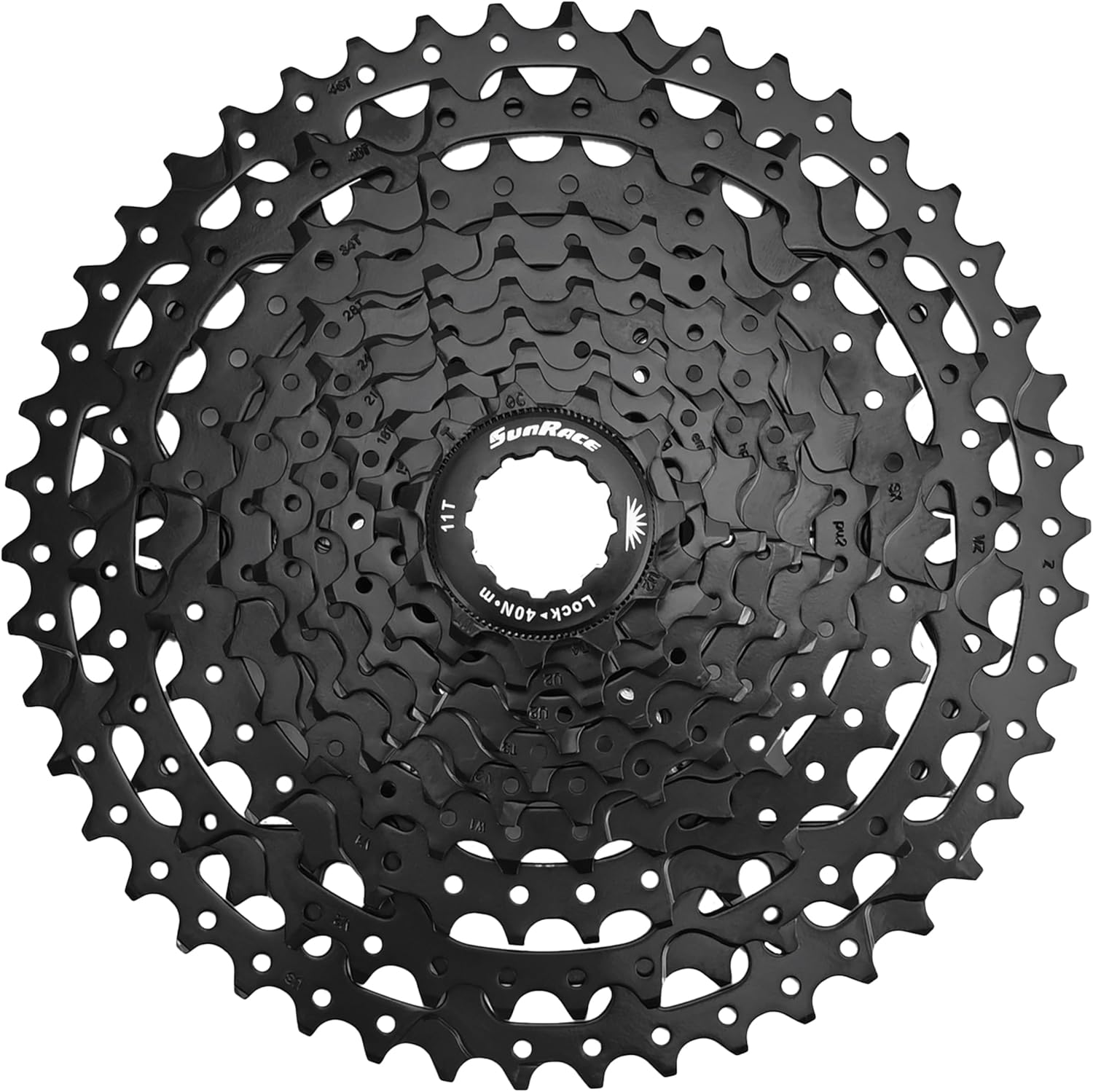 SunRace MS 1x10 Speed 11-46T MTB Groupset with ZEOSS Sticker, SR3169-ZEO