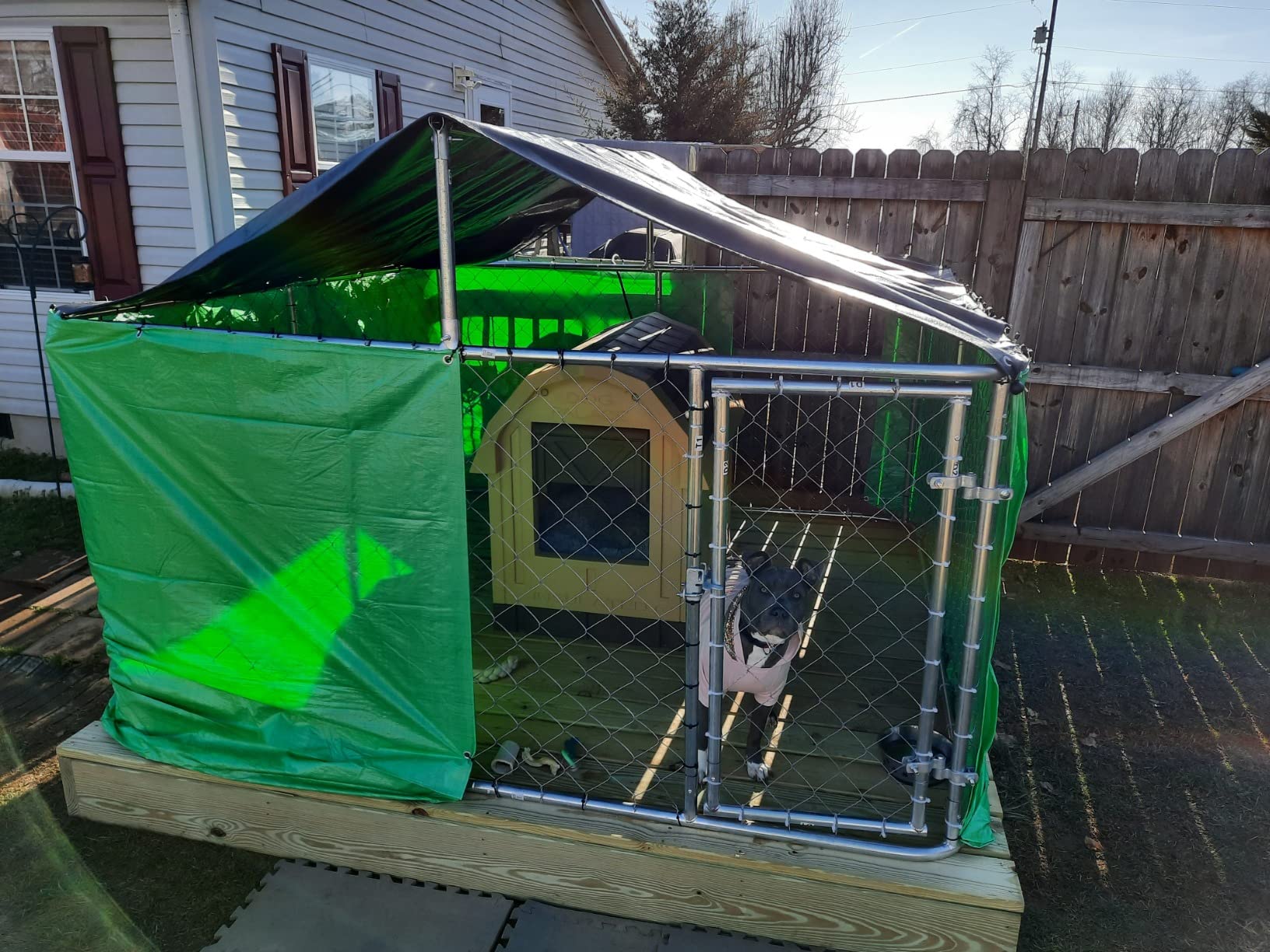 32/mo Finance Petony Outdoor Dog Playpen Heavy Duty Dog Kennel House