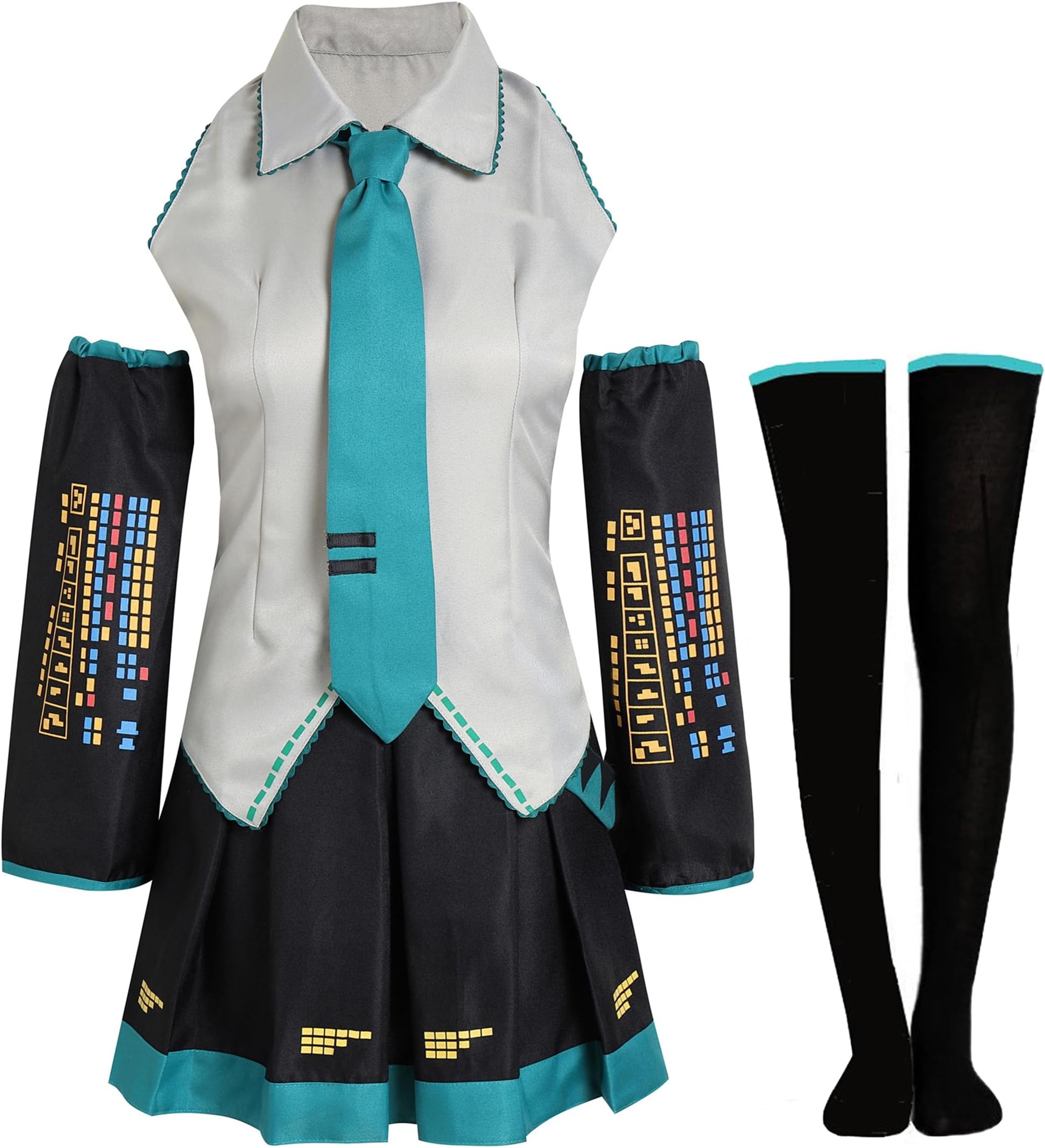 Womens Halloween Costumes Anime Cosplay Outfit Top Skirt Full Set