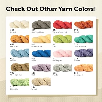 HiKoo CoBaSi Sock Yarn, Cotton, Bamboo Viscose, Silk and Nylon Blend for Knitting, Crocheting, and Crafts, 50 Gram Hank, 220 Yards, (#114 - Wheat)