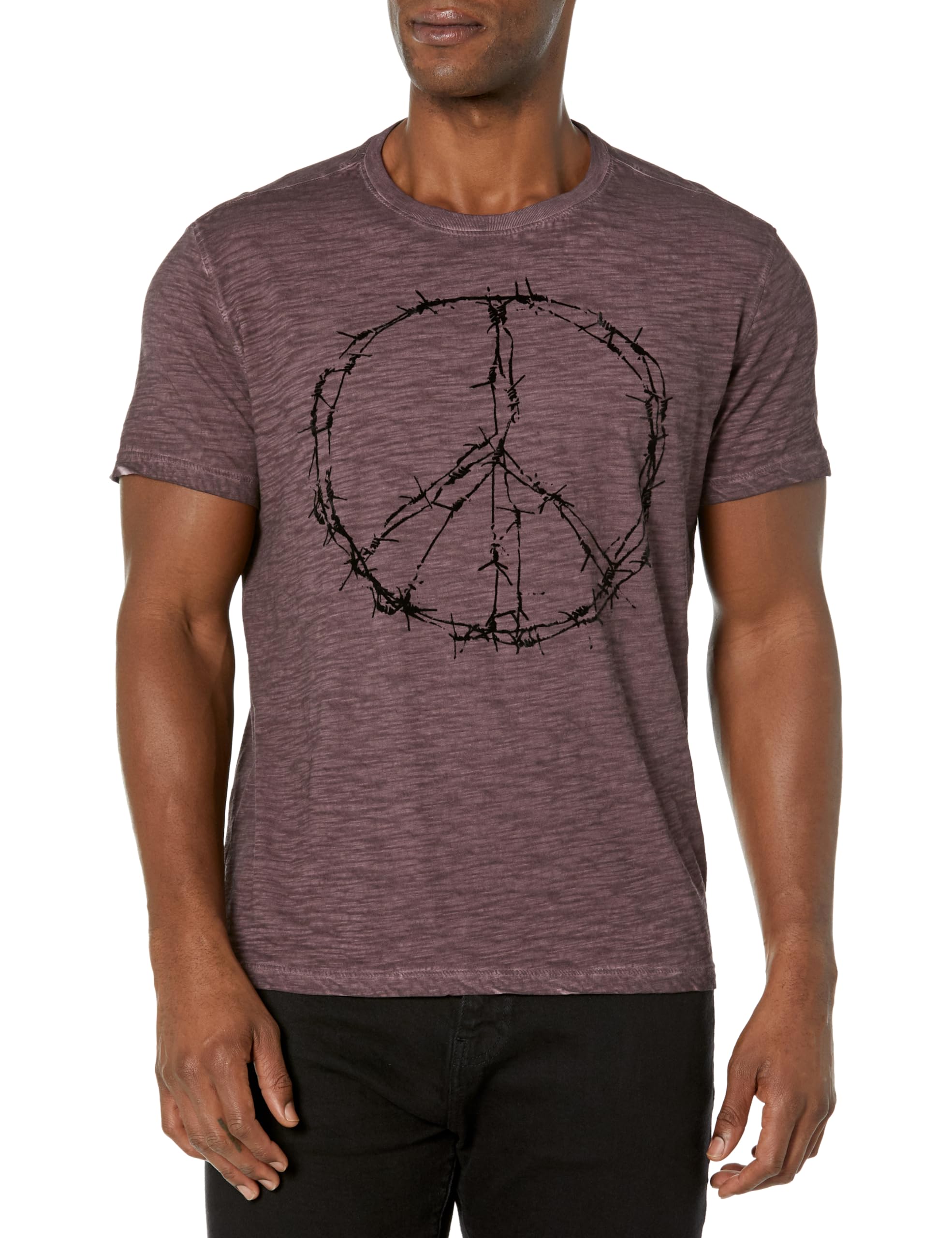 John VarvatosMen's Barbwire Peace Tee