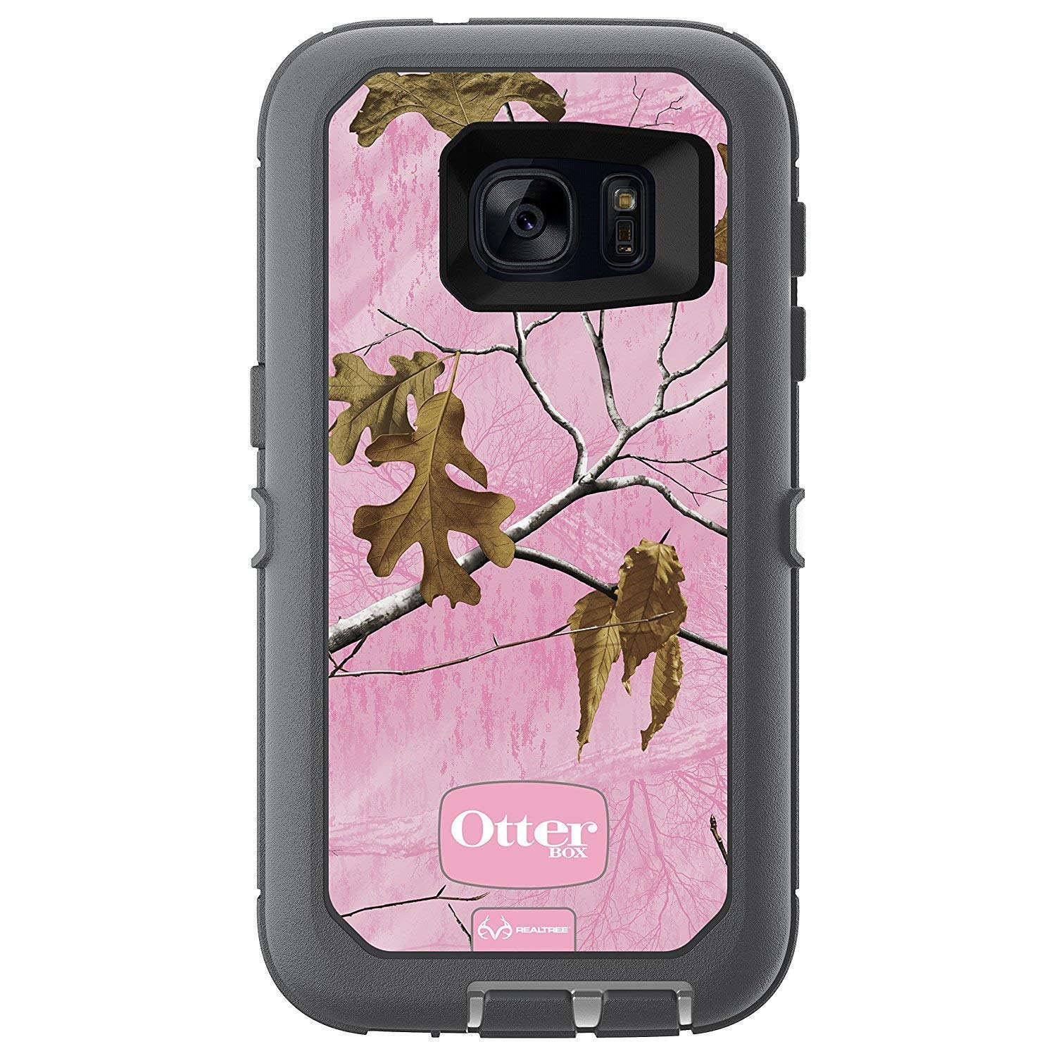 Rugged Protection OtterBox Defender Series Case for Samsung Galaxy S7 (Fits  Galaxy S7 Only) Bulk Packaging Realtree Xtra Pink (White/Gunmetal