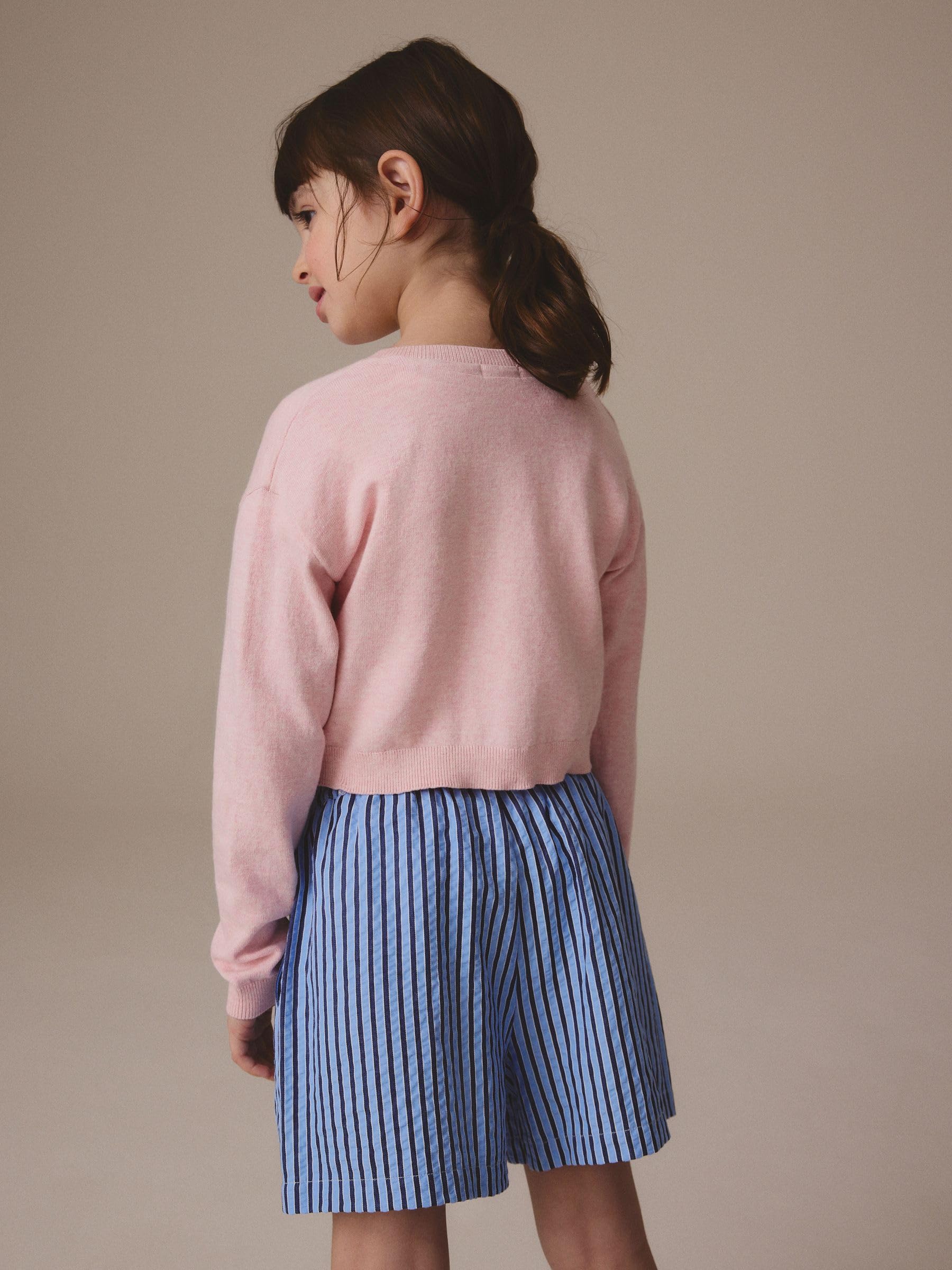 NEXT Mädchen Standard Strickjacke mit Knöpfen