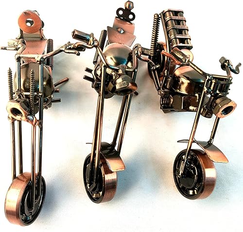 WANLIAN Paquete de 3 decoraciones de motocicleta (NO.3.345)