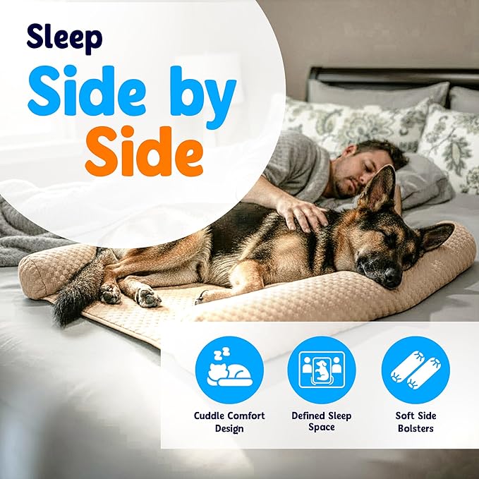 Cama para Perro Mediano/Grande 101x66cm con Refuerzos Lavable miniatura 4