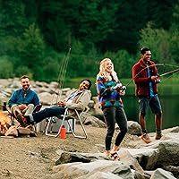 Vista 7 de Zebco Zebco 202 Spincast Reel and Fishing Rod Combo, Pre-Spooled with 10-Pound Cajun Line, Includes Tackle Kit