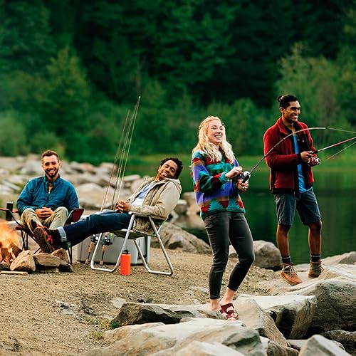 Miniatura 7 de Zebco Zebco 202 Spincast Reel and Fishing Rod Combo, Pre-Spooled with 10-Pound Cajun Line, Includes Tackle Kit