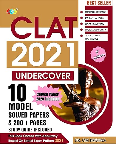 Clat 2021 Undercover Most Powerful Self Study Guide Clat 2021 And 10 Model Solved Papers For Clat, Based On CLAT 2021 Latest Exam Pattern, Best Clat Entrance Exam Books 2021 And LLB Entrance Book 2021