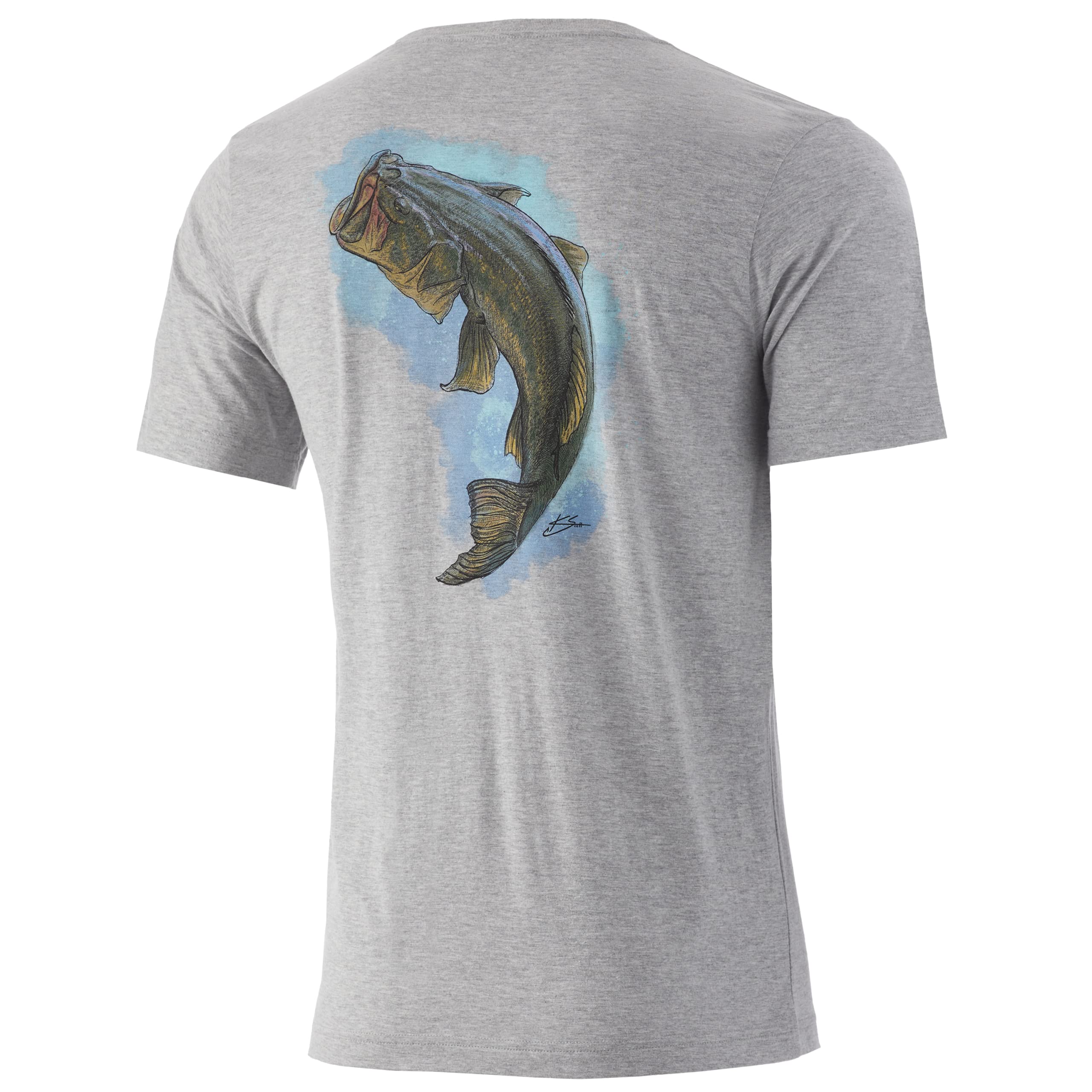 HUK Mens Performance Fishing Logo Tee, Short Sleeve T-Shirt for Men — view 16