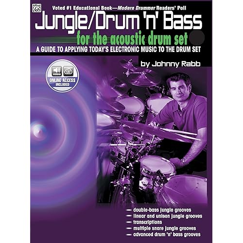 Jungle Drum "n" Bass: A Guide to Applying Today's Electronic Music to the Drum Set (with audio CD)