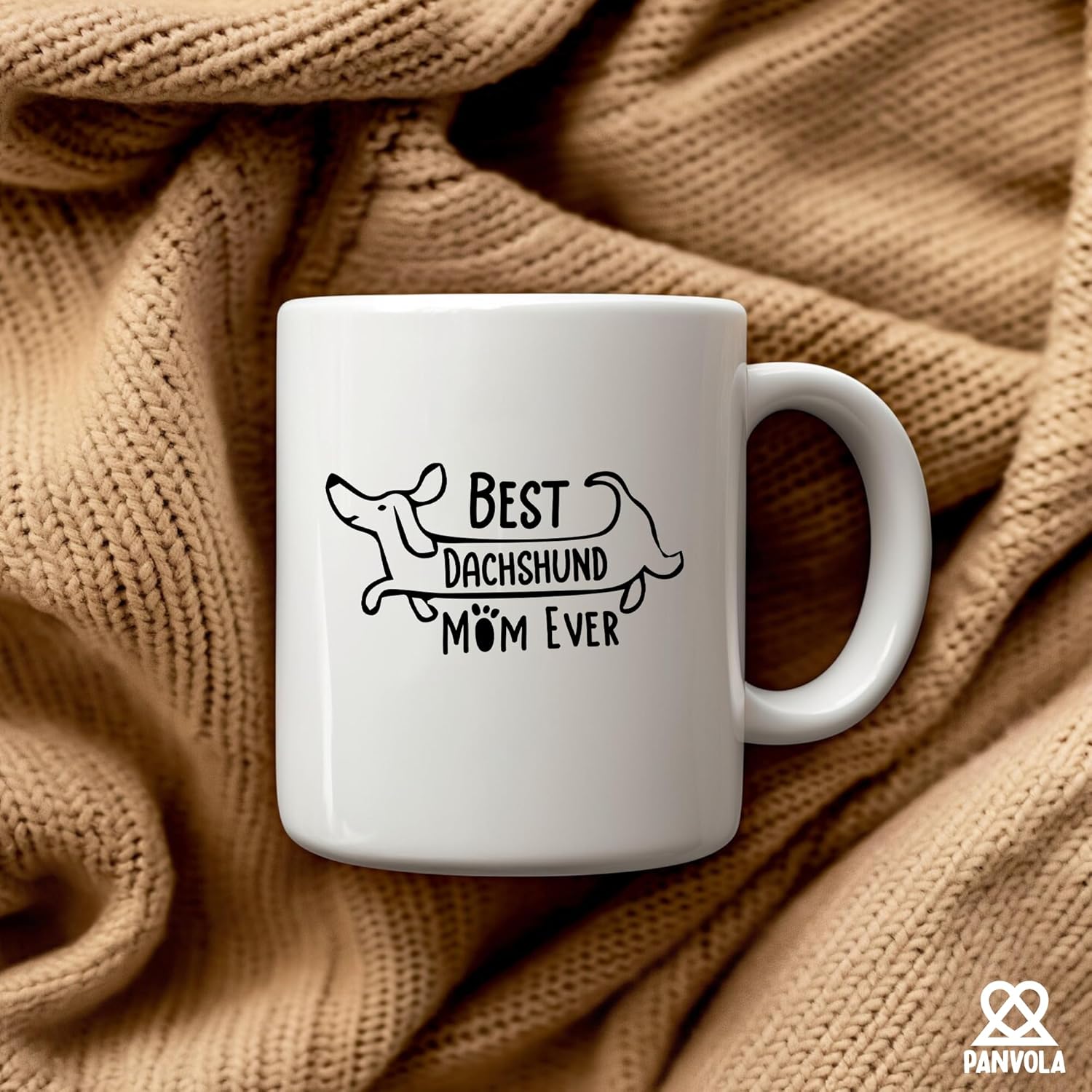 Best Dachshund Mom Ever Dachshund Gifts Dog Lover Gifts For Women Pet Lover Girlfriend Mothers Day Ceramic Mug 11 oz White - Image 5