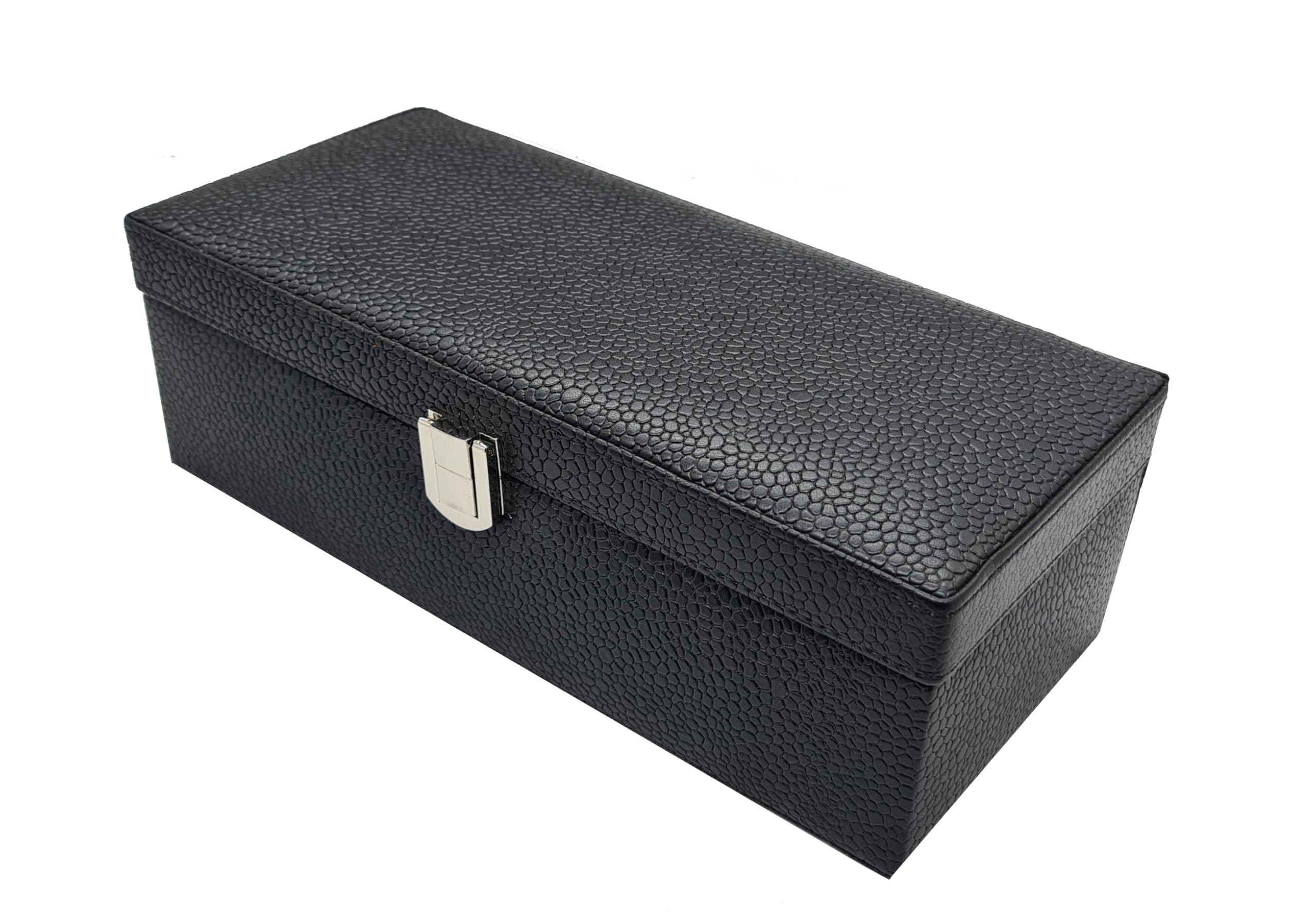 essart Premium 4 Grid Watch Display Case/Jewellery Collection storage Organiser with Turn Lock closure - Black (B07PXVZ2NP) Amazon Price History, Amazon Price Tracker