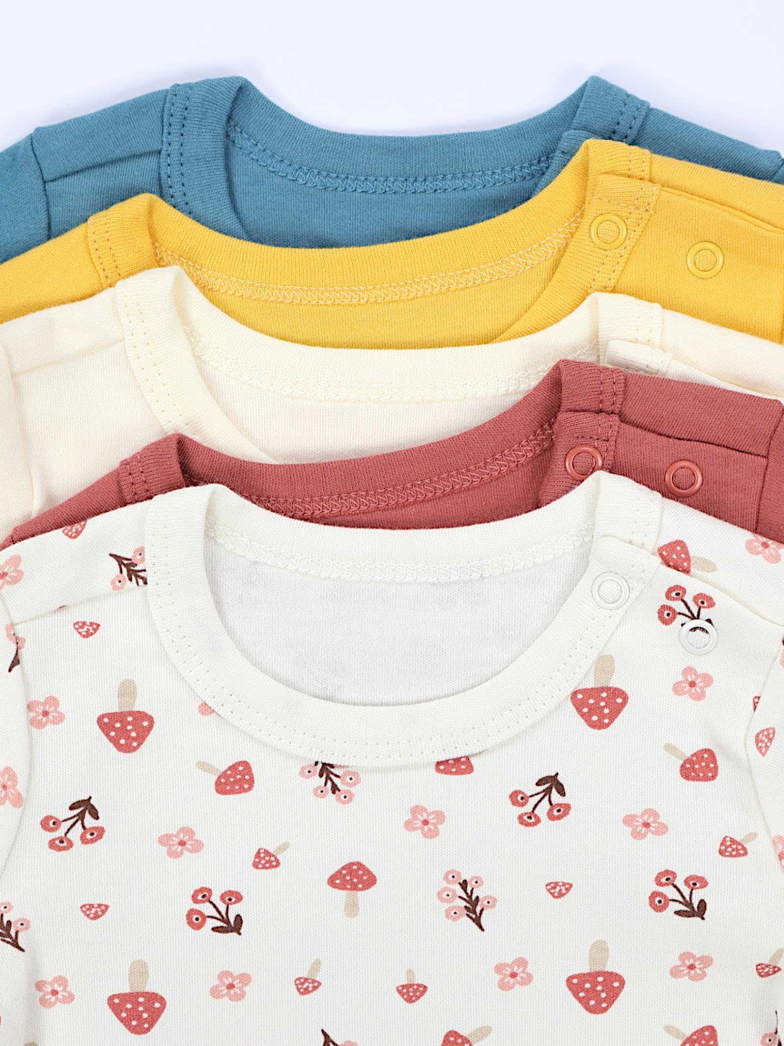 TupTam t Shirt bébé Fille Manches Longues Lot de 5