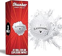 Vista 1 de Shanker Golf Bolas Explosivas - Bolas de Broma que Explotan al Impacto - Broma Divertida para Golfistas (Paquete de 3, Novedad)