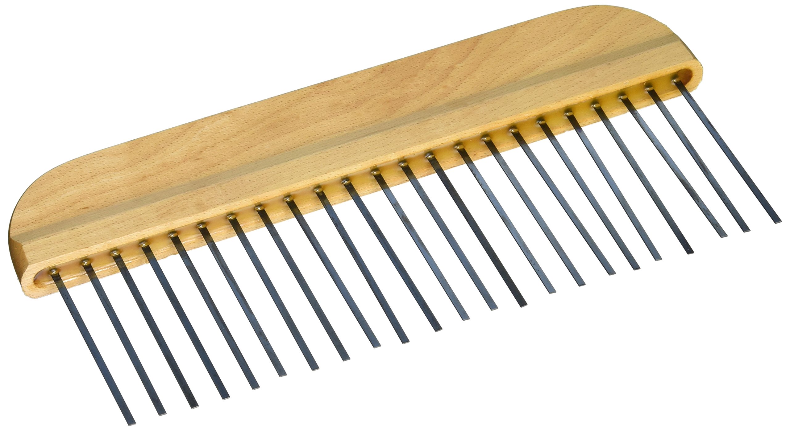 Kraft Tool CC201 12-Inch Flat Wire Texture Hand Broom with 1/2-Inch Spacing