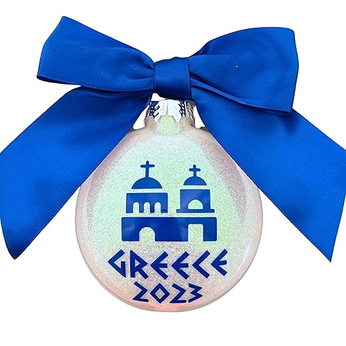 Greece 2023 Travel Christmas Ornament