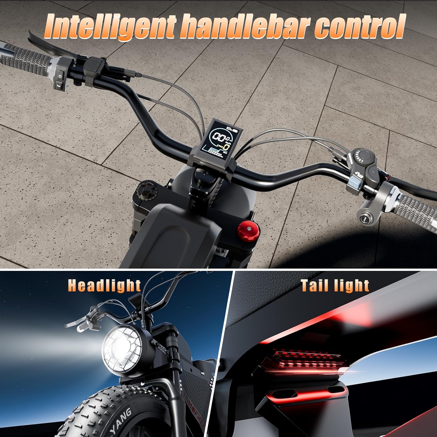 Tomofree TK300 Front and Rear Disc Brakes