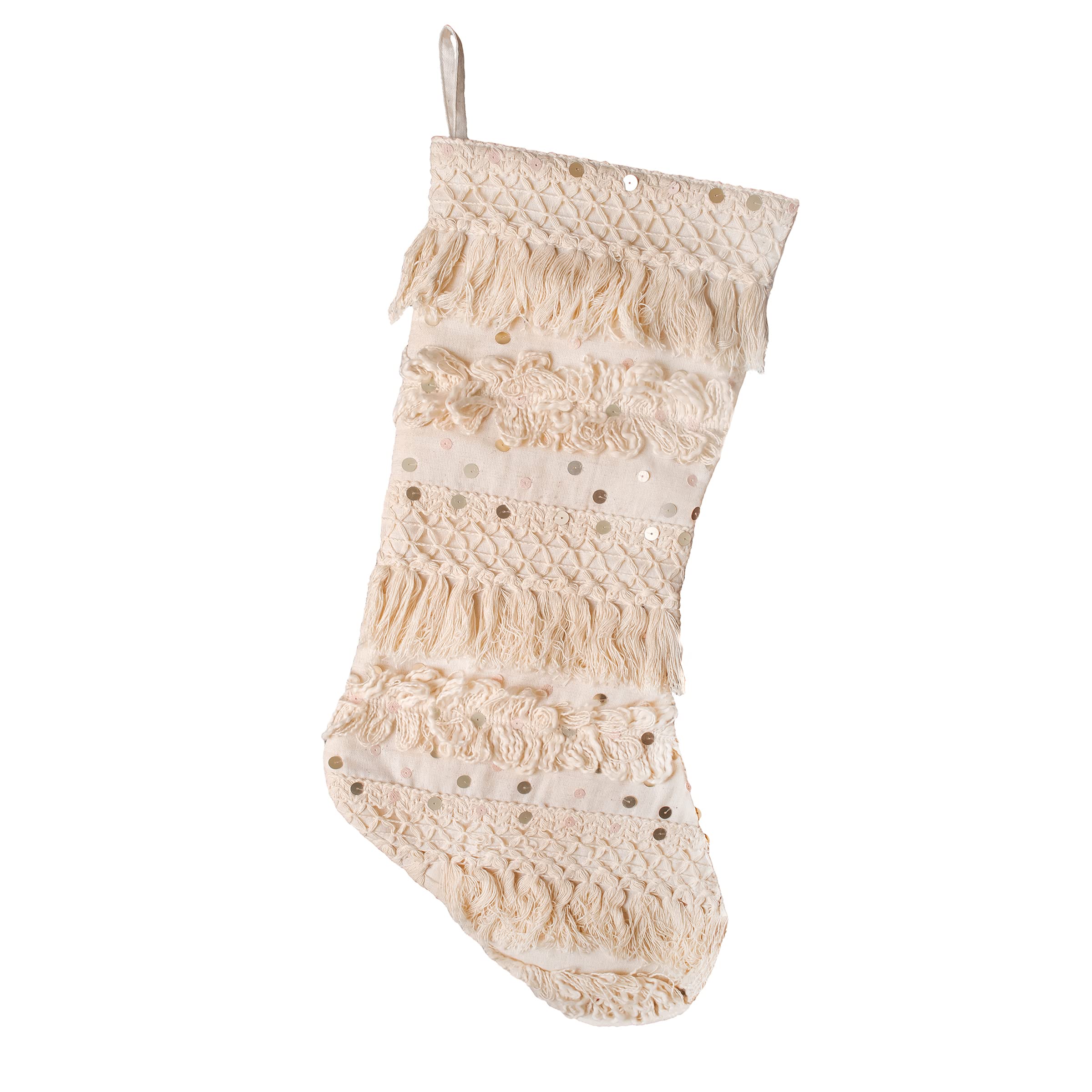 National Tree Company HGT93-CSG25044A Stocking, Natural