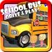 School Bus Drive & Play! Toy Car Game For Toddlers and Kids With Lights, Horn, and Supercar 3D Action