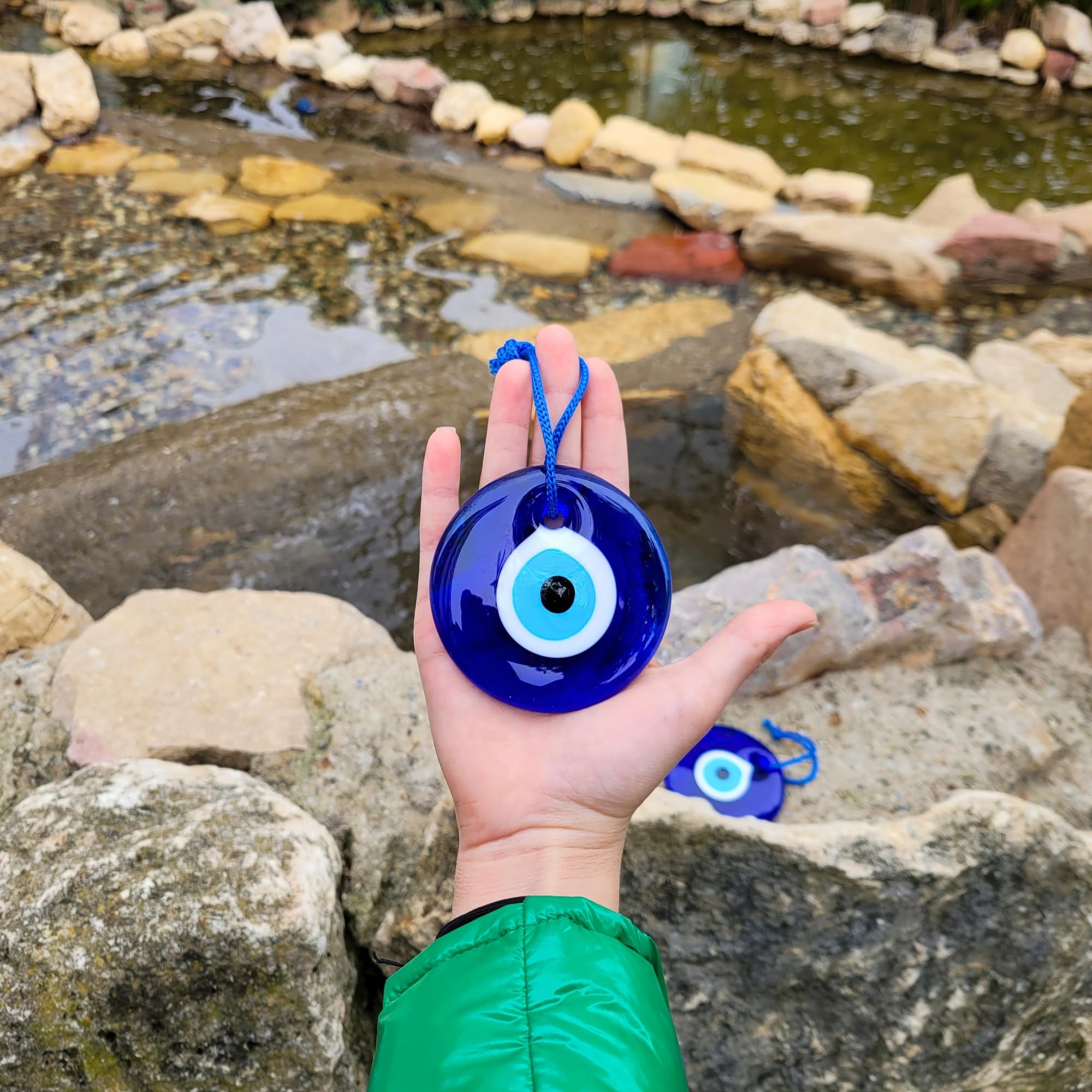 Jpd Colgante Azul Con Forma De Ojo Malvado, Diseño De Ojo | Meses Sin