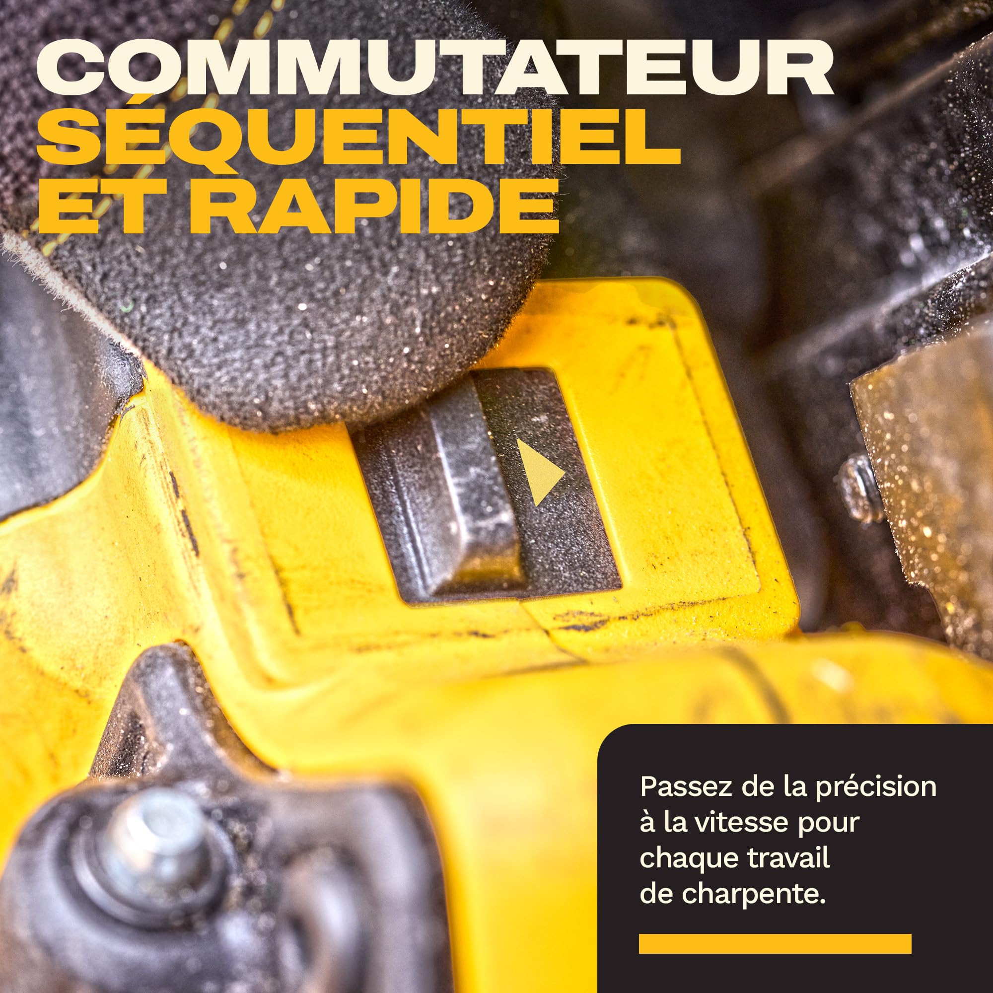 DEWALT 18V XR Cloueur de Charpente Brushless Nouvelle Génération, Outil seul, DCN950N-XJ