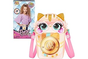 Purse Pets Leopard Catpuchino Interactive Pet Toy & Tween Crossbody