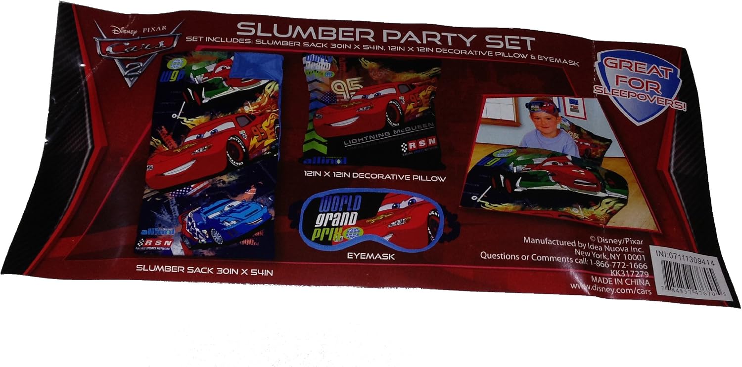 Disney Cars Slumber Party Set