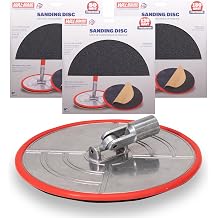 WAL-Board Tools Radial Pole Sander Drywall Kit, 9 Inch, 360 Degree Finish