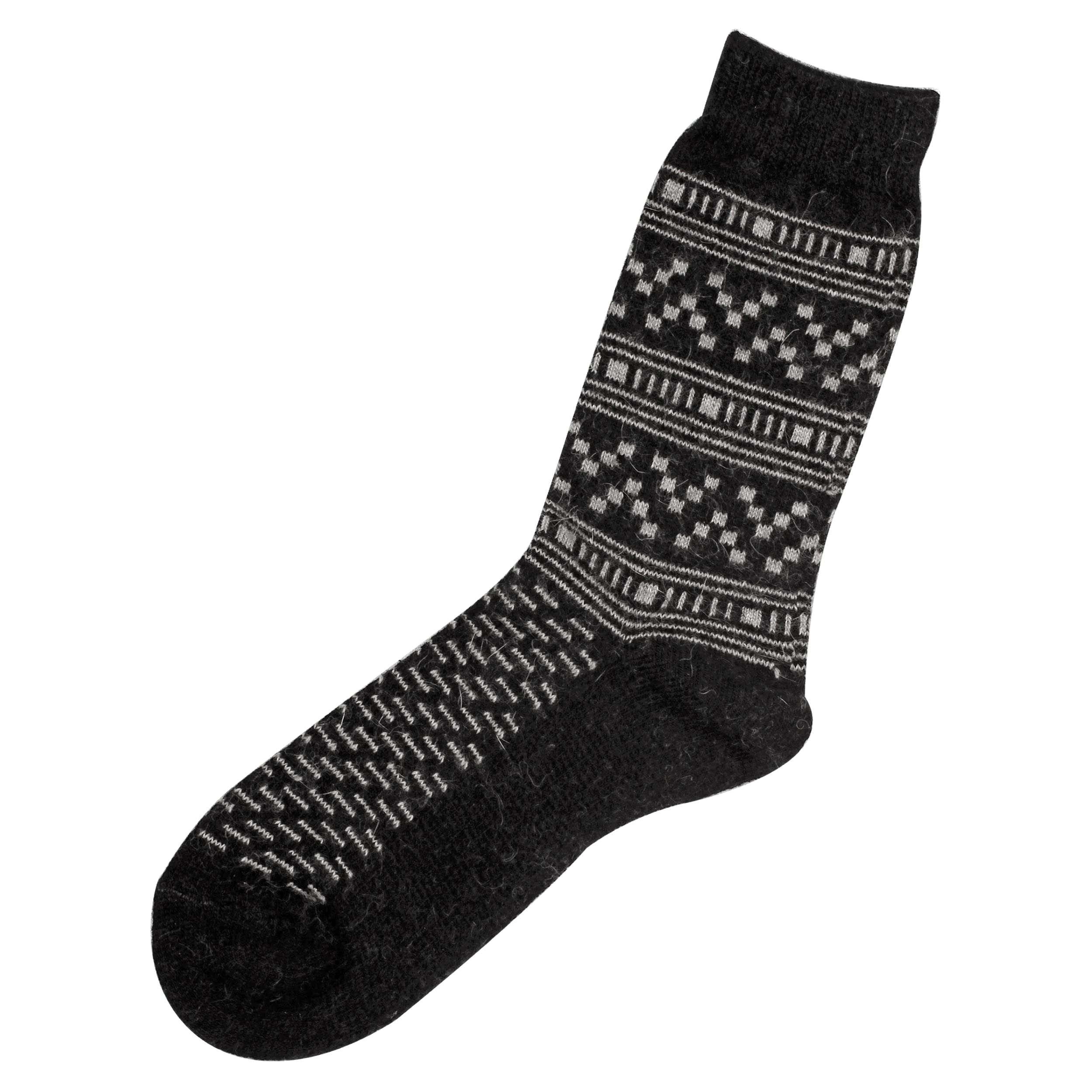 Icewear Unisex Black Ariel Nordic Design Angora Socks (, 41)