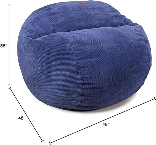 Miniatura 33 de CordaRoy's Puf de pana, puf convertible, lavable a máquina, funda de tela de pana para sótano, sala de estar, sala de juegos, dormitorio y más,