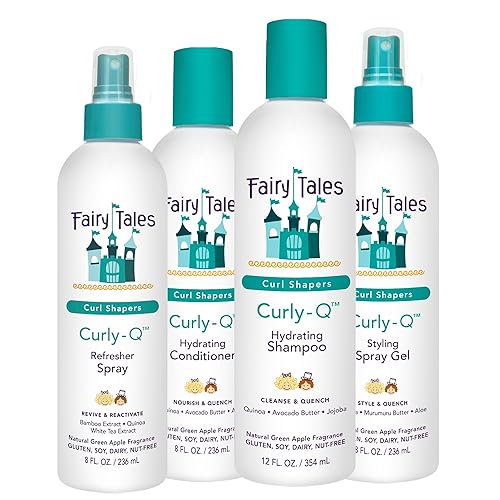 Miniatura 10 de Fairy Tales Curly-q - Champú hidratante diario para niños champú para cabello rizado sin parabenos sin sulfatos sin gluten sin nueces 12 onzas