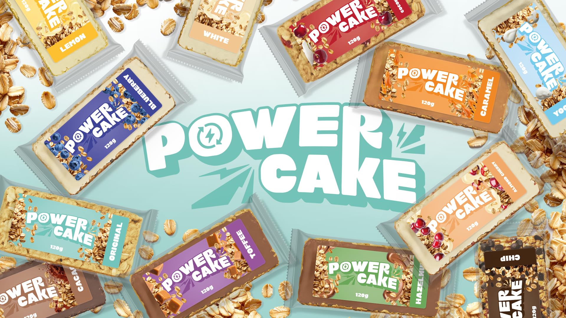 Foodtastic PowerCakes Schokolade Box 30 x 120g