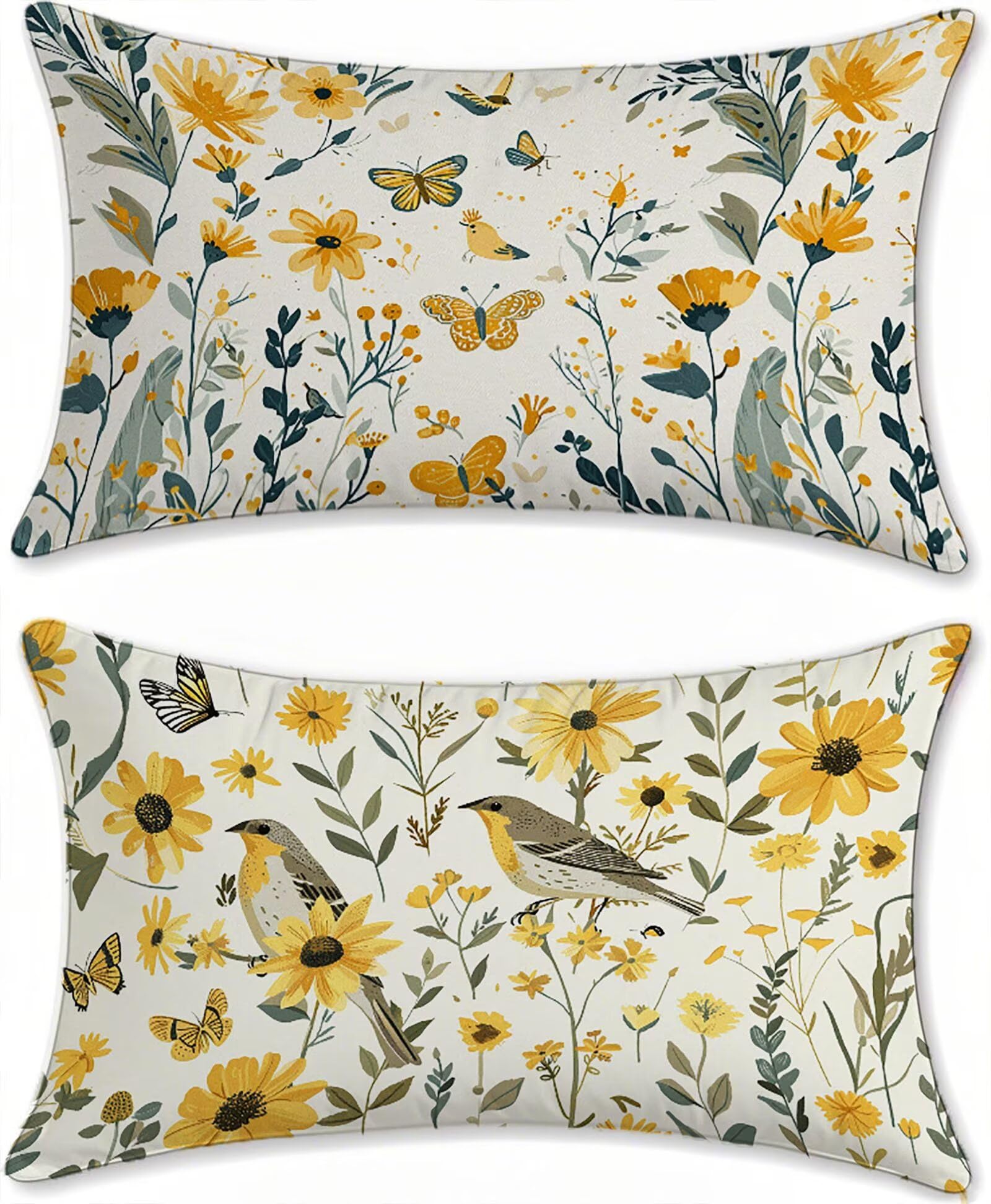 Taies d'oreillers velours impermeables haut de gamme pour grand coussin exterieur