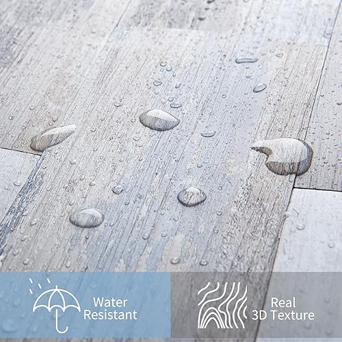 Miniatura 7 de Art3d Azulejos de 32 piezas para despegar y pegar para cocina, baño, 3 x 6 pulgadas. Pegar en azulejos de metro de madera envejecida