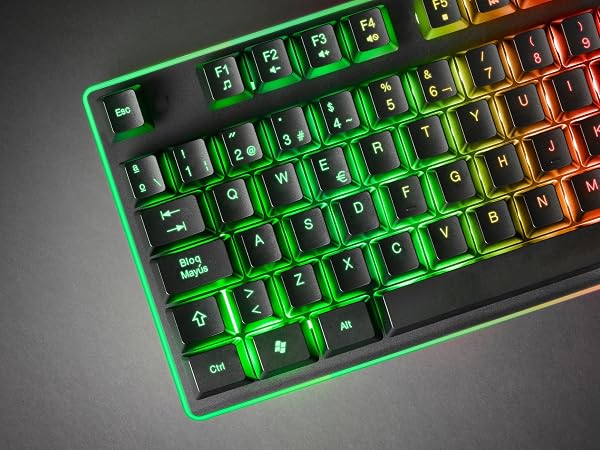 Mars Gaming MCPX, Idioma Español, Combo Gaming 3en1 con Teclado H-Mech Iluminado, Ratón Ultraligero 10000 dpi con Software y Alfombrilla XXL, Compatible con PC, PS4, PS5, Xbox, Negro - 2