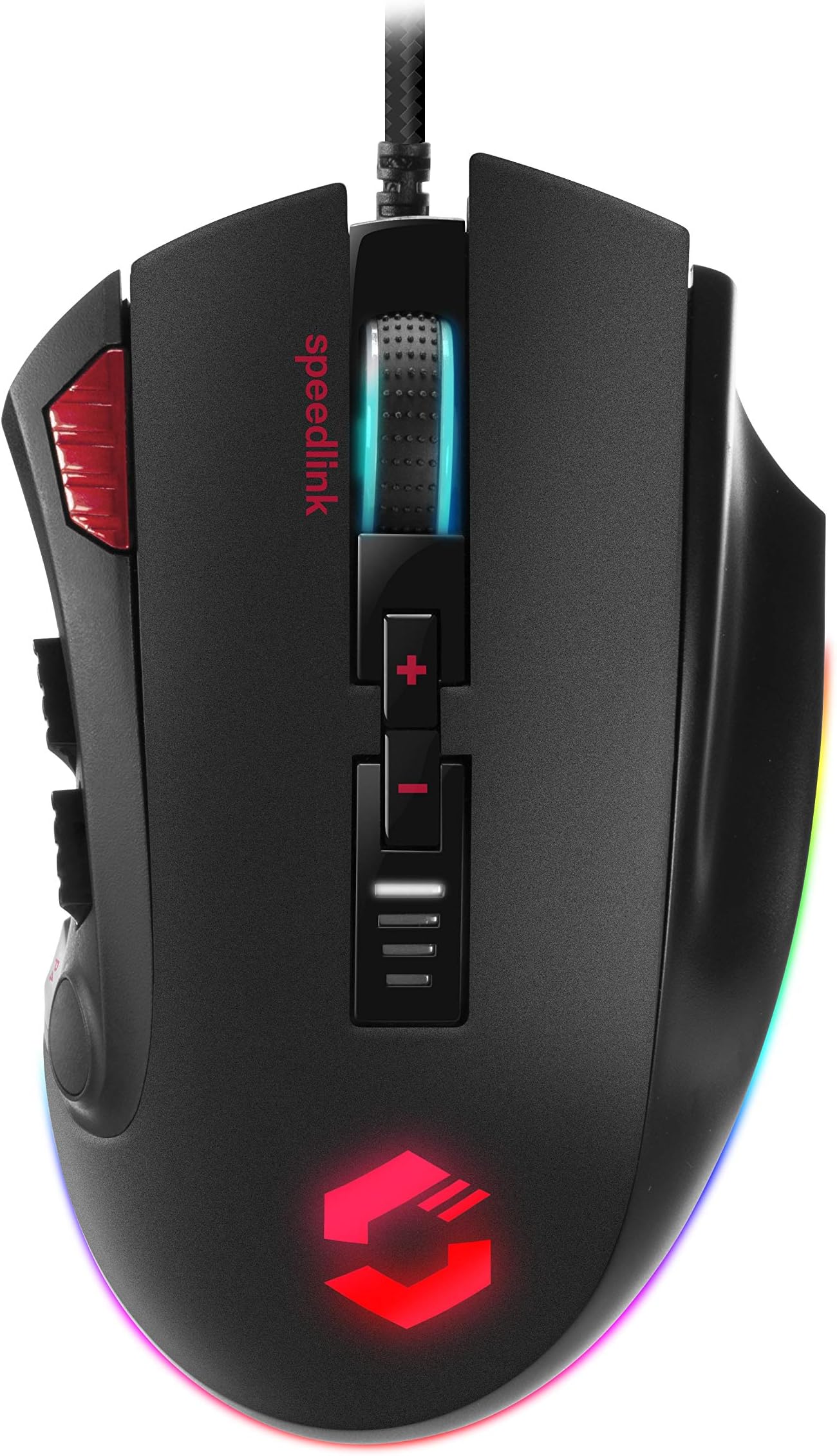 Speedlink Tarios RGB Gaming Mouse, 24000 Dpi, Black, (SL-680012-BK)