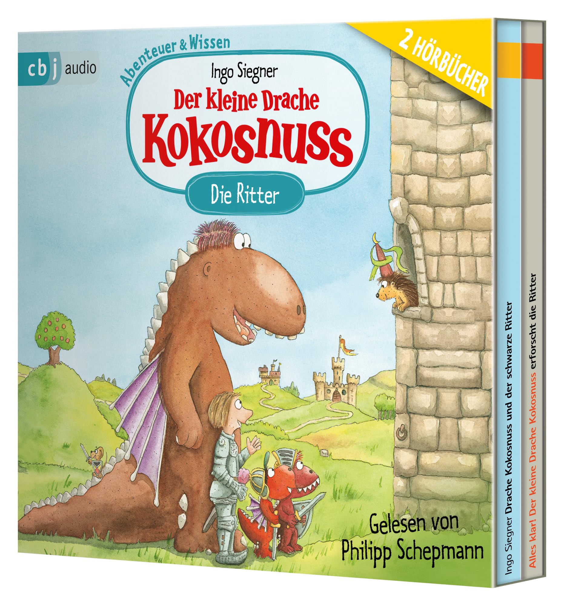 Der kleine Drache Kokosnuss – Abenteuer & Wissen – Die Ritter – Hörbuch-Box